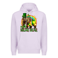 Lilac St. Patrick's Day mear bear Premium Hoodie - HowdyJamesFarm