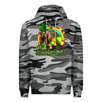 Slate Camo St. Patrick's Day mear bear Premium Hoodie - HowdyJamesFarm