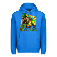 True Royal St. Patrick's Day mear bear Premium Hoodie - HowdyJamesFarm