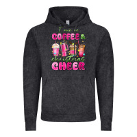 Vintage Black i run on coffee and christmas cheer Vintage Hoodie - MaliasSmallBusiness