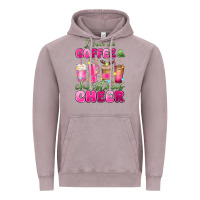 Vintage Zinc i run on coffee and christmas cheer Vintage Hoodie - MaliasSmallBusiness