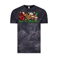 Cloud Black Peace love Phlebotomy Christmas Vintage Tee - NancyCooperArtShop