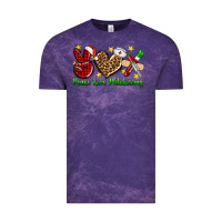 Cloud Purple Peace love Phlebotomy Christmas Vintage Tee - NancyCooperArtShop