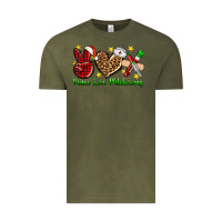 Vintage Olive Peace love Phlebotomy Christmas Vintage Tee - NancyCooperArtShop