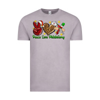 Vintage Zinc Peace love Phlebotomy Christmas Vintage Tee - NancyCooperArtShop