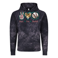 Cloud Black Peace Love Baseball Vintage Hoodie - Jasminsmagicworld