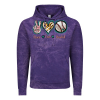 Cloud Purple Peace Love Baseball Vintage Hoodie - Jasminsmagicworld