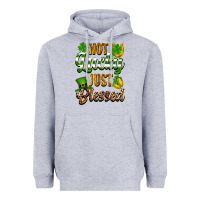 Heather Grey St. Patrick's Not lucky just blessed Heavyweight Hoodie - OliviaCreatesArt