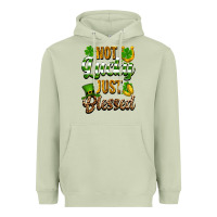Matcha St. Patrick's Not lucky just blessed Heavyweight Hoodie - OliviaCreatesArt