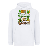 White St. Patrick's Not lucky just blessed Heavyweight Hoodie - OliviaCreatesArt