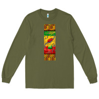 Army Green juneteenth pen wrap Long Sleeve Tee - BarkalooDesign