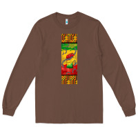 Chestnut juneteenth pen wrap Long Sleeve Tee - BarkalooDesign
