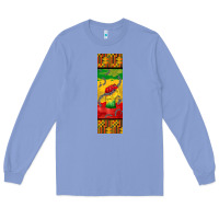 Colony Blue juneteenth pen wrap Long Sleeve Tee - BarkalooDesign