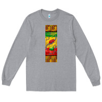 Heather Grey juneteenth pen wrap Long Sleeve Tee - BarkalooDesign