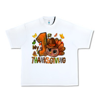 White my first thanksgiving with turkey bbs Urban Heavy Tee - BundleAndBundleShop