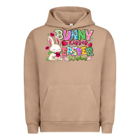 Pigment Burro Bunny Kisses Easter Wishes Urban Hoodie - CowhideDigitalArt