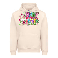 Sandshell Bunny Kisses Easter Wishes Urban Hoodie - CowhideDigitalArt