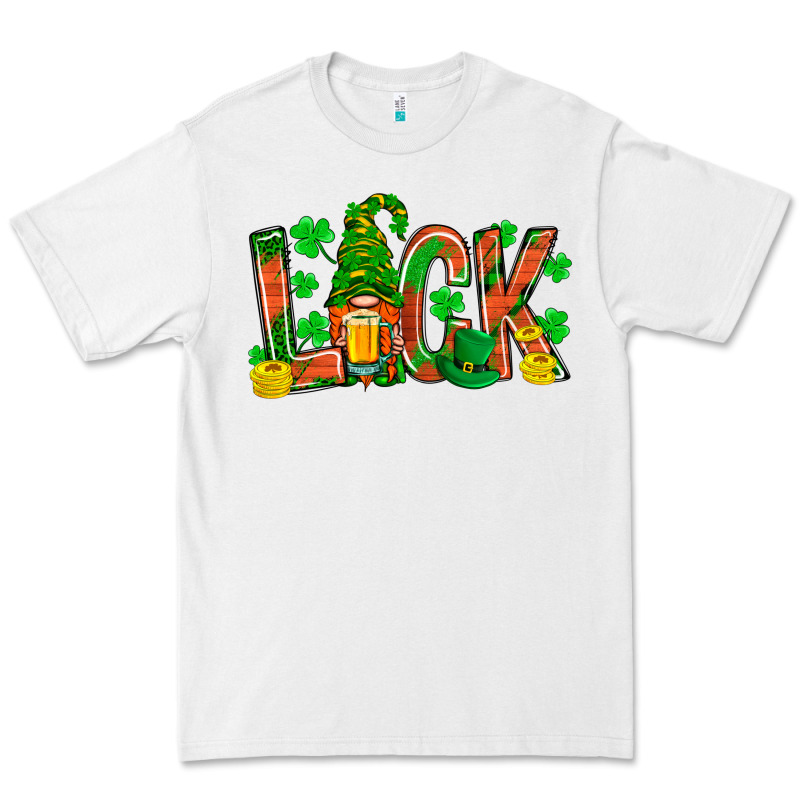 Luck With Gnome And Beer Premium Tee by NancyCooperArtShop | Teevron