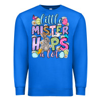 True Royal Easter Day Little mister hops a lot Premium Sweatshirt - OliviaCreatesArt