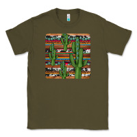 Army Green cactus gemstone coaster Classic Tee - JahusDesignShop