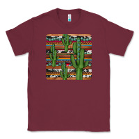 Burgundy cactus gemstone coaster Classic Tee - JahusDesignShop