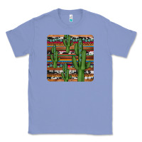 Colony Blue cactus gemstone coaster Classic Tee - JahusDesignShop