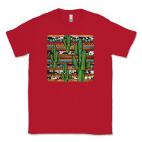 Red cactus gemstone coaster Classic Tee - JahusDesignShop
