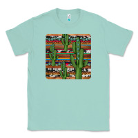 Seafoam cactus gemstone coaster Classic Tee - JahusDesignShop