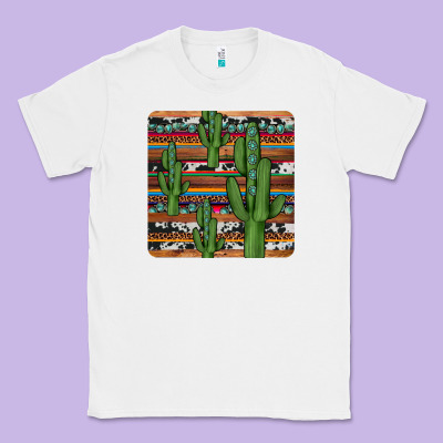Cactus Gemstone Coaster Classic Tee Designed By Jahusdesignshop