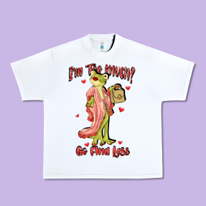 Im Too Much Go Find Less Boujee Frog Funny Urban Heavy Tee Designed By Jahusdesignshop