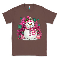 Chestnut pink christmas snowman Classic Tee - MaliasSmallBusiness