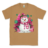Toasted Coconut pink christmas snowman Classic Tee - MaliasSmallBusiness