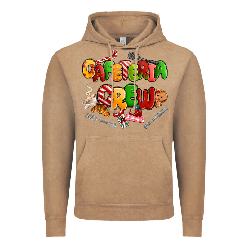 Christmas Cafeteria Crew Vintage Hoodie by MaliasSmallBusiness | Teevron