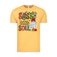 Vintage Mustard Sassy litte soul Vintage Tee - NancyCooperArtShop