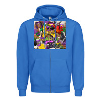 True Royal mardi gras gamer Zipper Hoodie - CowGirlArtShop