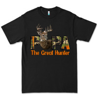 Black Western Papa The Great Deer Hunter Premium Tee - LillyAllenDesigns