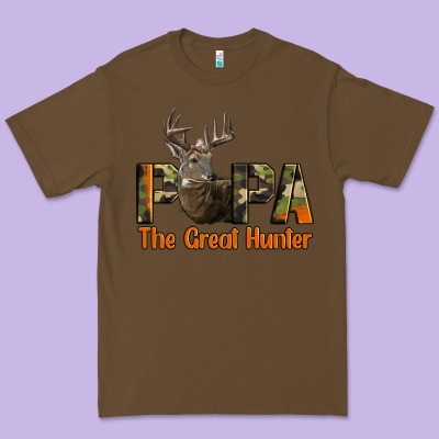 Western Papa The Great Deer Hunter Premium Tee Designed By Lillyallendesigns