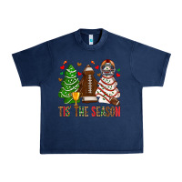 Navy tis' the season american football christmas cakes bbs Urban Heavy Tee - BundleAndBundleShop