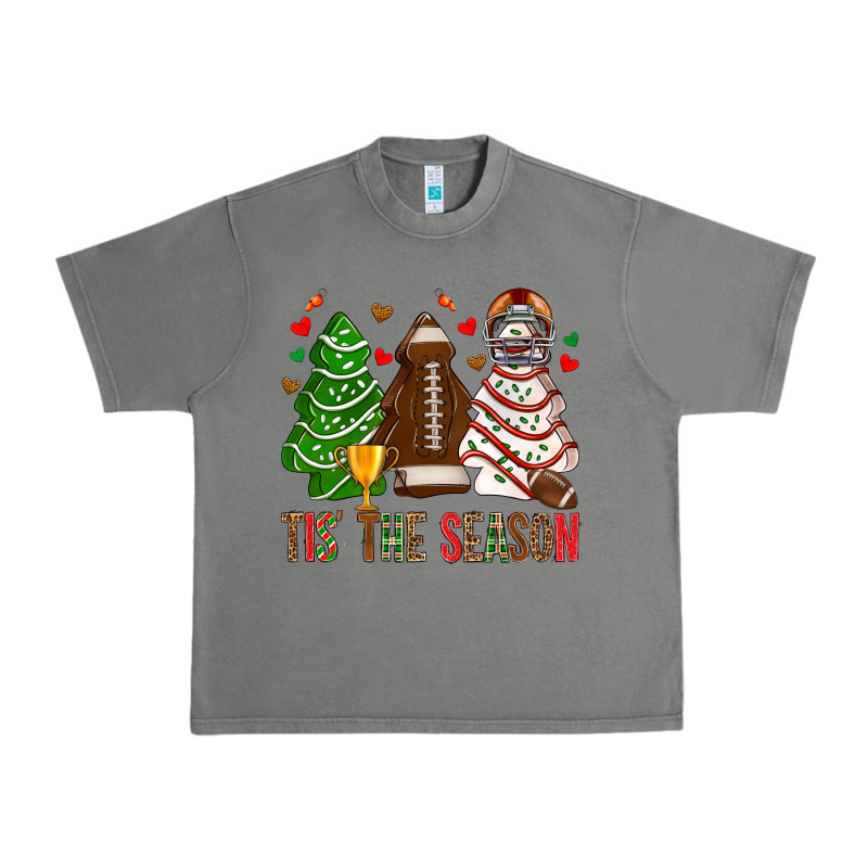 Tis' The Season American Football Christmas Cakes Bbs Urban Heavy Tee by BundleAndBundleShop | Teevron