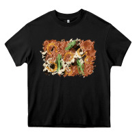 Black horseshoe cowhide cactus background Heavy Core Tee - AdoDesignShop
