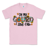 Bubblegum Pink oh my gourd i love fall Classic Tee - CowhideDigitalArt