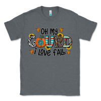 Charcoal Heather oh my gourd i love fall Classic Tee - CowhideDigitalArt