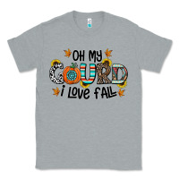 Heather Grey oh my gourd i love fall Classic Tee - CowhideDigitalArt
