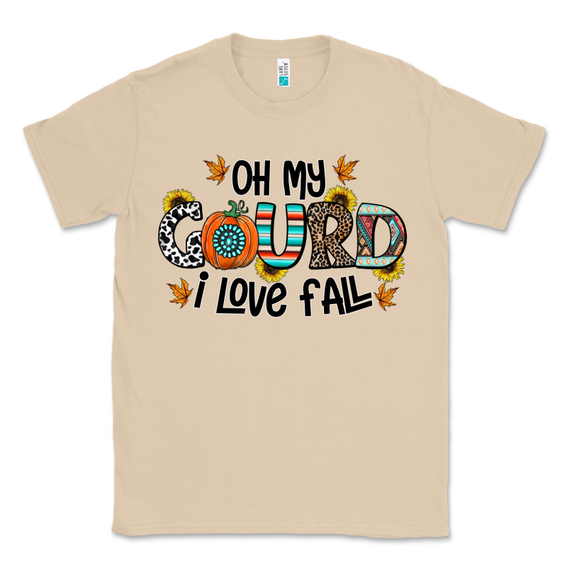 Oh My Gourd I Love Fall Classic Tee by CowhideDigitalArt | Teevron