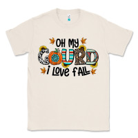 Natural oh my gourd i love fall Classic Tee - CowhideDigitalArt