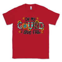 Red oh my gourd i love fall Classic Tee - CowhideDigitalArt