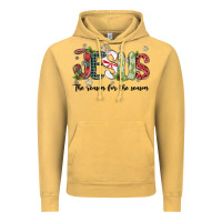 Vintage Mustard jesus the reason for the season Vintage Hoodie - MaliasSmallBusiness