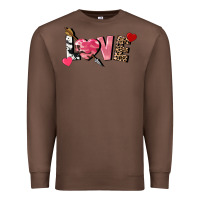 Chestnut Love Valentine's Day Premium Sweatshirt - FaDigitalArtStudio
