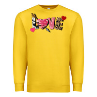 Lemon Love Valentine's Day Premium Sweatshirt - FaDigitalArtStudio