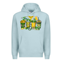 Blue Mist St. Patrick's Day Nurse coffee cups Premium Hoodie - HowdyJamesFarm